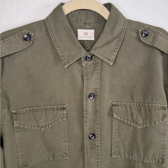 Adriano Goldschmied Military Style Jacket - Size Medium. - Picture 2 of 9